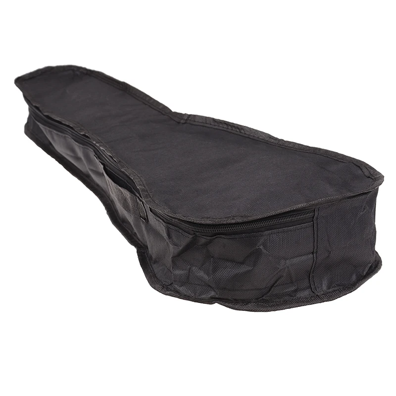 23 дюйма черная Портативная сумка для укулеле мягкий чехол однослойная рюкзак на