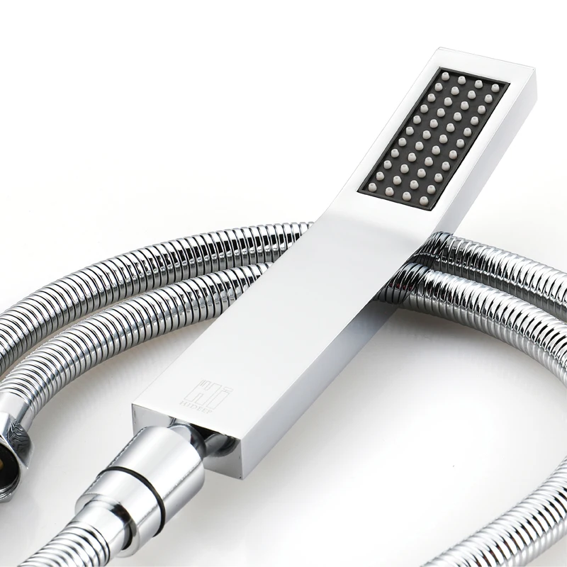 Набор для душа HIDEEP с термостатом латунная хромированная насадка Дождь смеситель