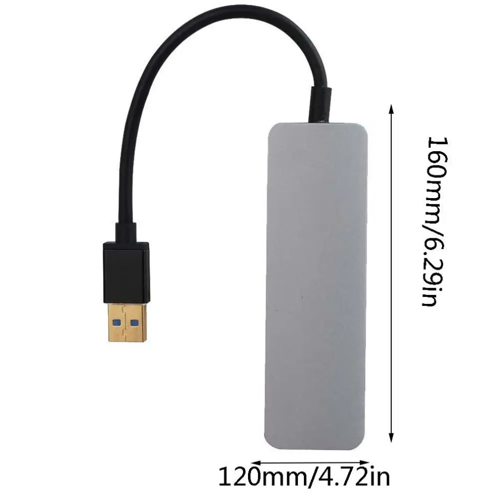 5 в 1 USB C концентратор USB-C к HDMI Micro SD/TF кард-ридер адаптер для MacBook Для huawei type C USB 3,0 концентратор