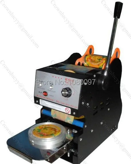 Ручная машина для запечатывания пластиковых стаканчиков молока и чая|machine color|cup