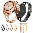 Ремешок из нержавеющей стали для Galaxy 42 мм, ремешок для Samsung Galaxy Active Watch 20 мм, ремешок, сменные браслеты для смарт-часов с кристаллами, Новинка