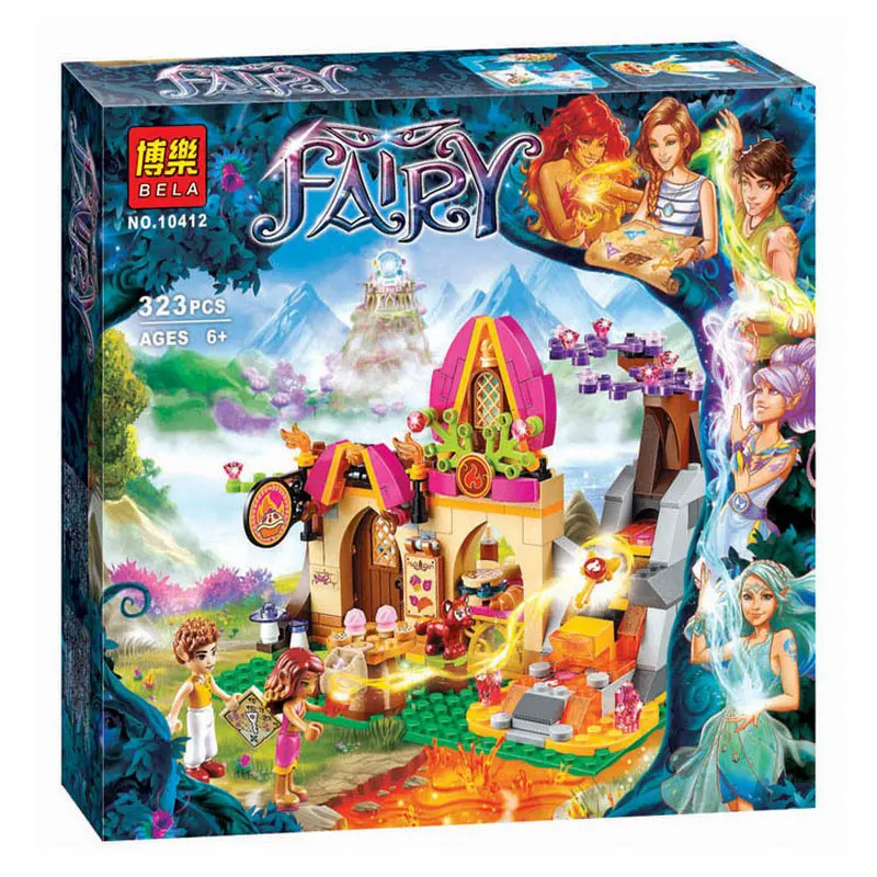 Bela Elves Azari и волшебная пекарня 41074 строительные блоки модель игрушки совместимые с