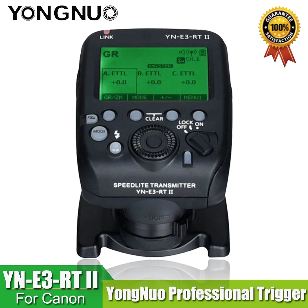YONGNUO YN-E3-RT II Flash TTL радио триггер Speedlite передатчик как ST-E3-RT для Canon 600EX-RT YN600EX-RT |