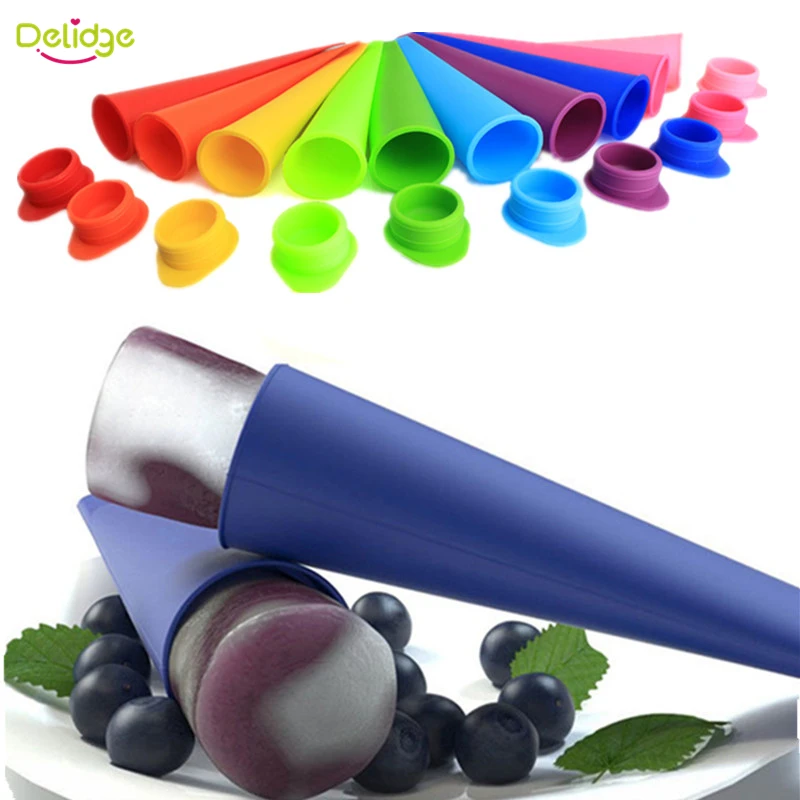 Delidge 1 шт. форма для фруктового льда силиконовая цветная сделай сам летняя