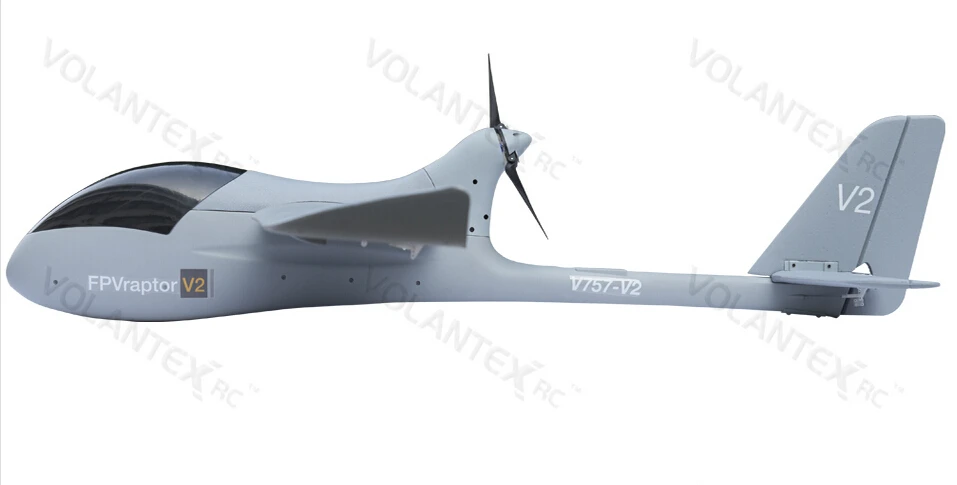 RC модель самолета FPV raptor V2 Обновить Двигатель Башня БПЛА отделкой схема 2 м unibody