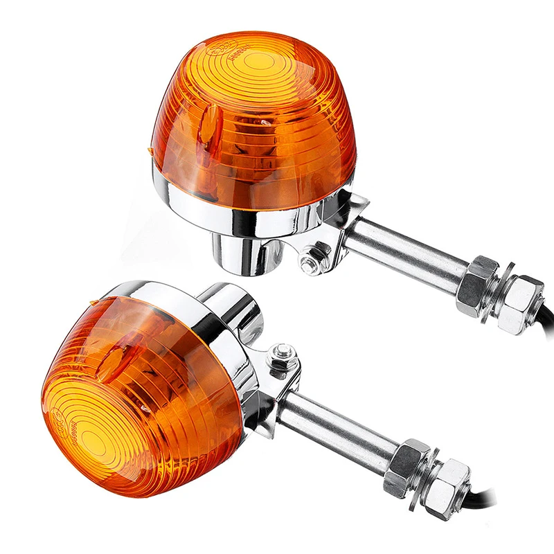 1 пара новых индикаторов поворота мотоцикла для Honda CB350 CM400 CB450 CB750 8 мм