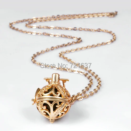 Золотая гармония плюшевый кулон звонкий шар для беременности Мексиканская Бола