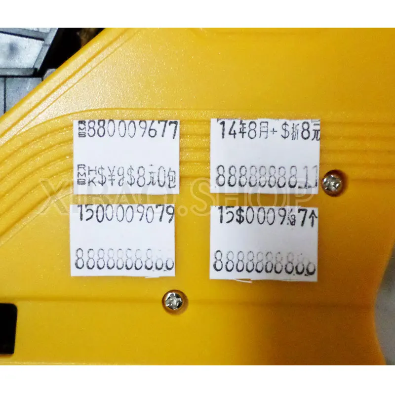 Бесплатная доставка двухрядная цена на пистолет с этикеткой для супермаркета