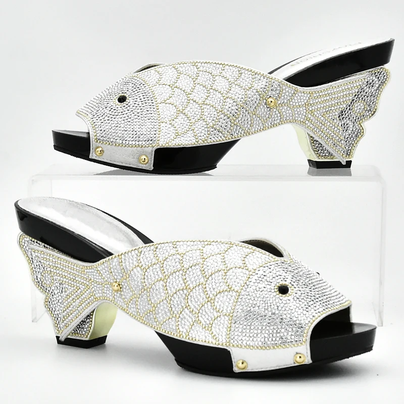 Туфли лодочки женские в африканском стиле открытый носок без застежки пикантные