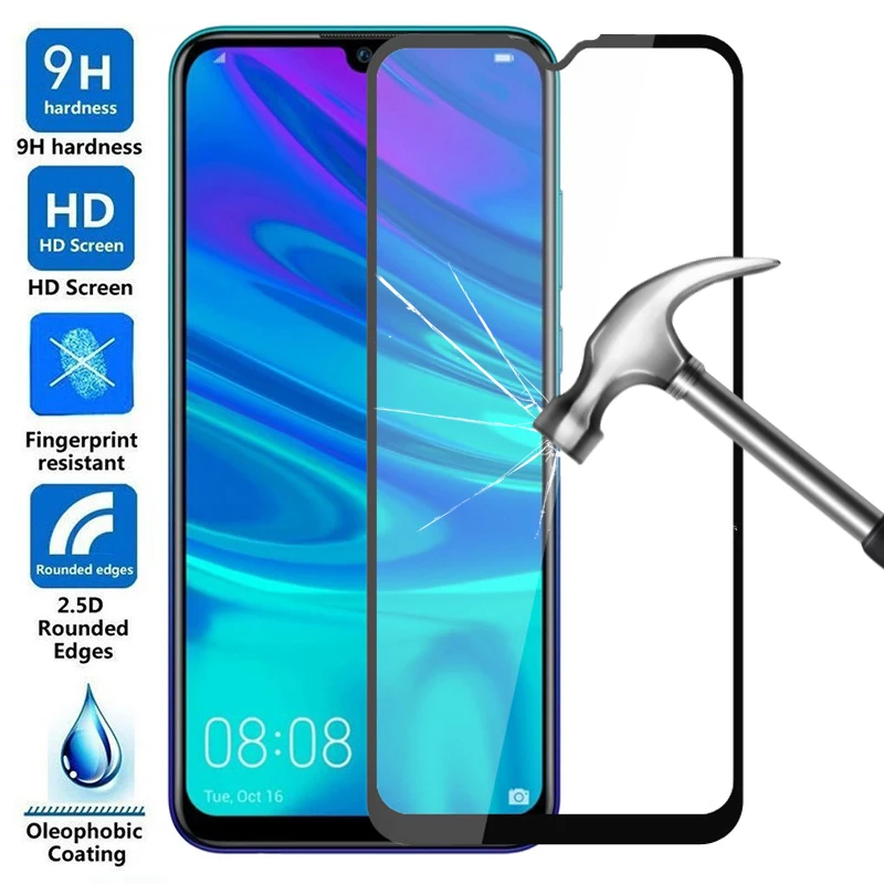 Закаленное стекло 9H с полным покрытием для Huawei P Smart 2019 Z Plus PSmart SmartZ PSmartplus защитная