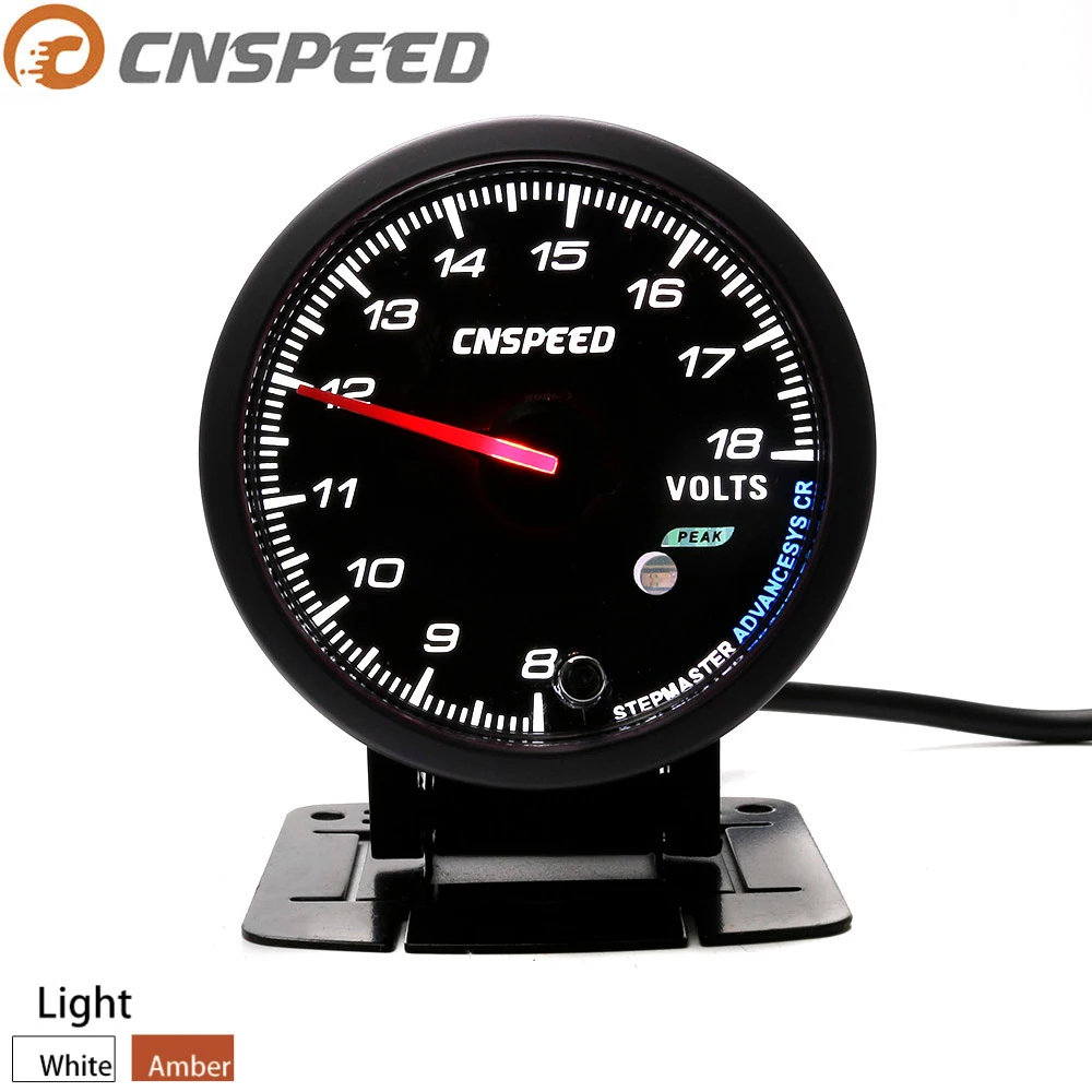 CNSPEED 60 мм Автомобильный Авто вольтметр 8 18 вольт датчик напряжения напряжение
