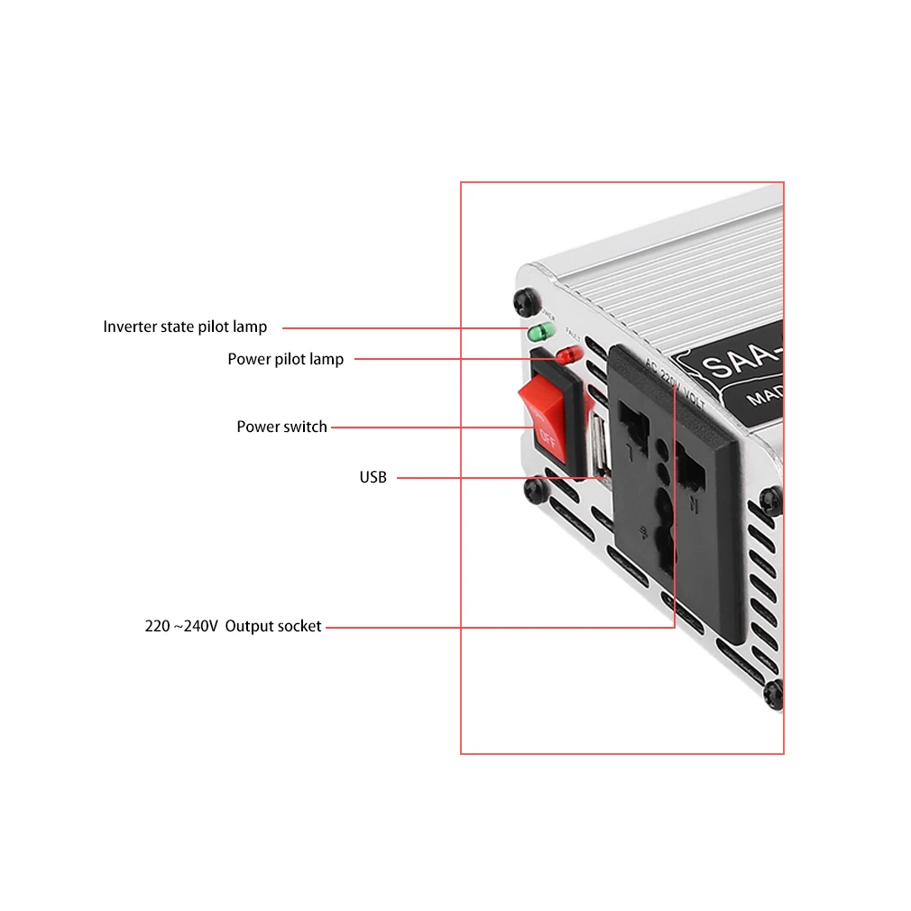 300/400/500/600/800/1000/1200/1500W инвертор автомобиля Напряжение инверсор|Инверторы для авто| |