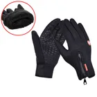 Уличные спортивные водонепроницаемые перчатки, утолщенные перчатки, ветрозащитные теплые перчатки с защитой от ветра, полный палец, перчатки для верховой езды, велосипедные перчатки для рыбалки