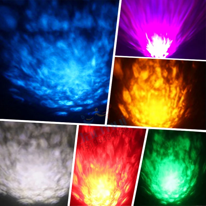 Ready Stock Fast Delivery 9W 7 Color LED Remote Control Marine Light Ripple Effect | Лампы и освещение