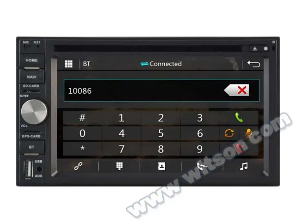 WITSON factory price!! car dvd Universal Double Din DVD Player+Mirror Link support+DSP+Capacitive Touch Screen+TPMS+DVR+3G WIFI |