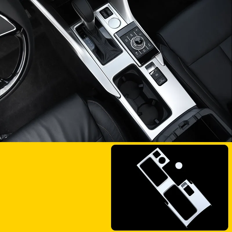 abs chrome 2pcs Подсветка приборной панели панель в управление положение шестерни ручка автомобильные аксессуары для Mitsubishi ECLIPSE CROSS - Цвет: abs chrome 2pcs