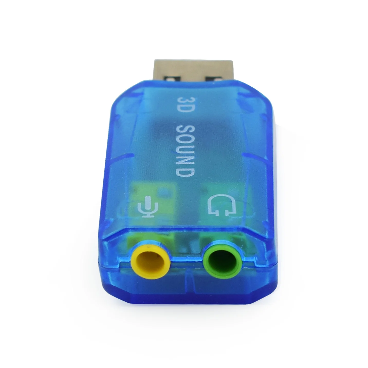 Виртуальная звуковая карта 5,1 3D энтернал USB аудио контроллер USB 2,0 до 3,5 мм разъем наушники гарнитура для ПК ноутбук