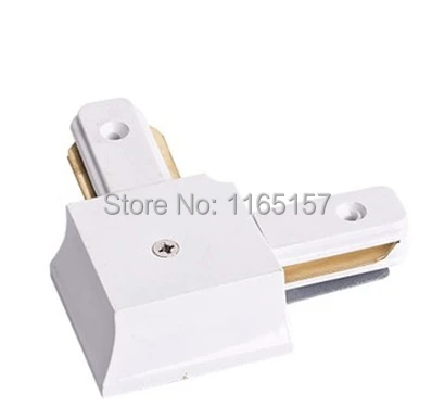 Toika 20pcs LED Track Light Rail Connectors Right Angle Horizontal Commercial track light fixtures Aluminium White Black | Лампы и