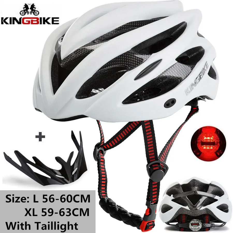KINGBIKE, мужской, Женский велосипедный шлем, матовый, Розовый, ультралегкий шлем, с внутренней формовкой, MTB, для горной дороги, велосипедный шлем, безопасность - Color: B629-white