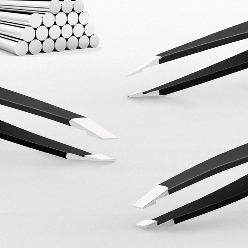 3 шт./компл. для бровей Пинцет из нержавеющей стали Нержавеющая сталь