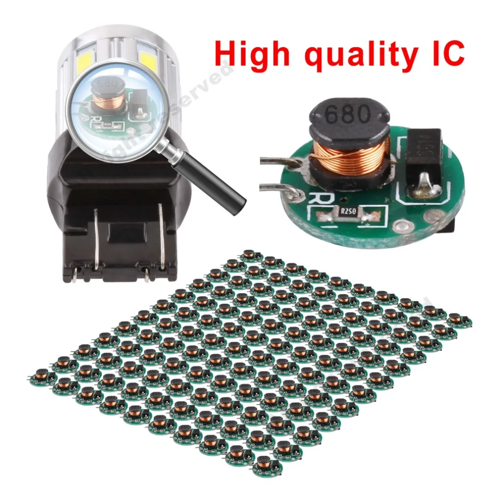 1 шт T20 7443 7440 LED W21/5 W W21W Led 12 SMD 5730 5 Вт шарика автомобиля обратный СТОП указатели