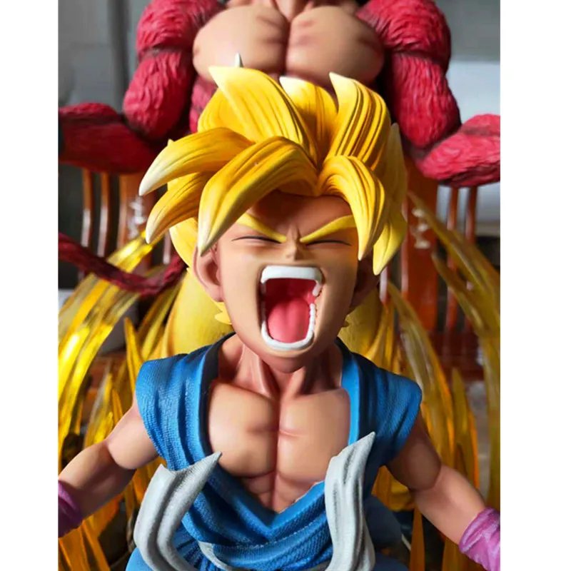 Dragon Ball GK 1/4 Super Saiyan Strongest Transformation Son Goku Resin Statue Action Figure Collection Model Toy G2396