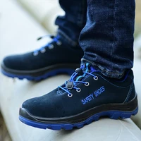mens breathable outdoor steel toe cap work boots women anti slip steel puncture proof construction safety boots hiking shoes