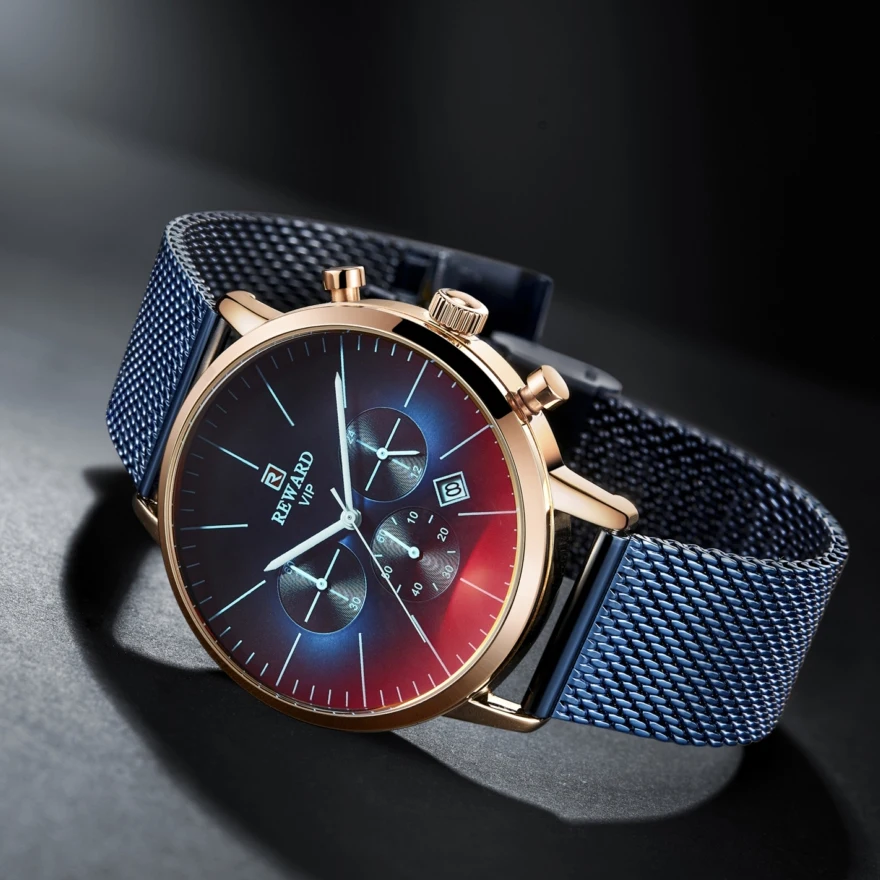 Часы для мужчин роскошные брендовые кварцевые часы модные хронограф спортивные