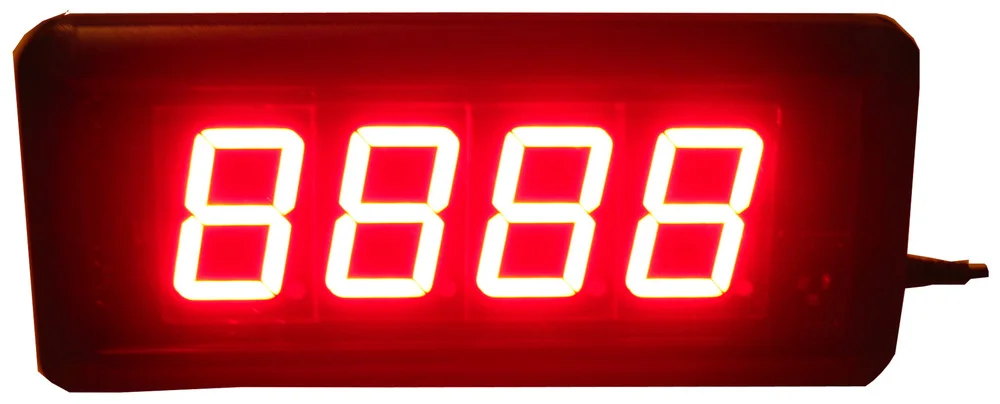 1,8 дюймов, красный цвет, 9999 дней, обратный отсчет для событий, обследования, спортивного дня, обратный отсчет (HIT4-1.8R)