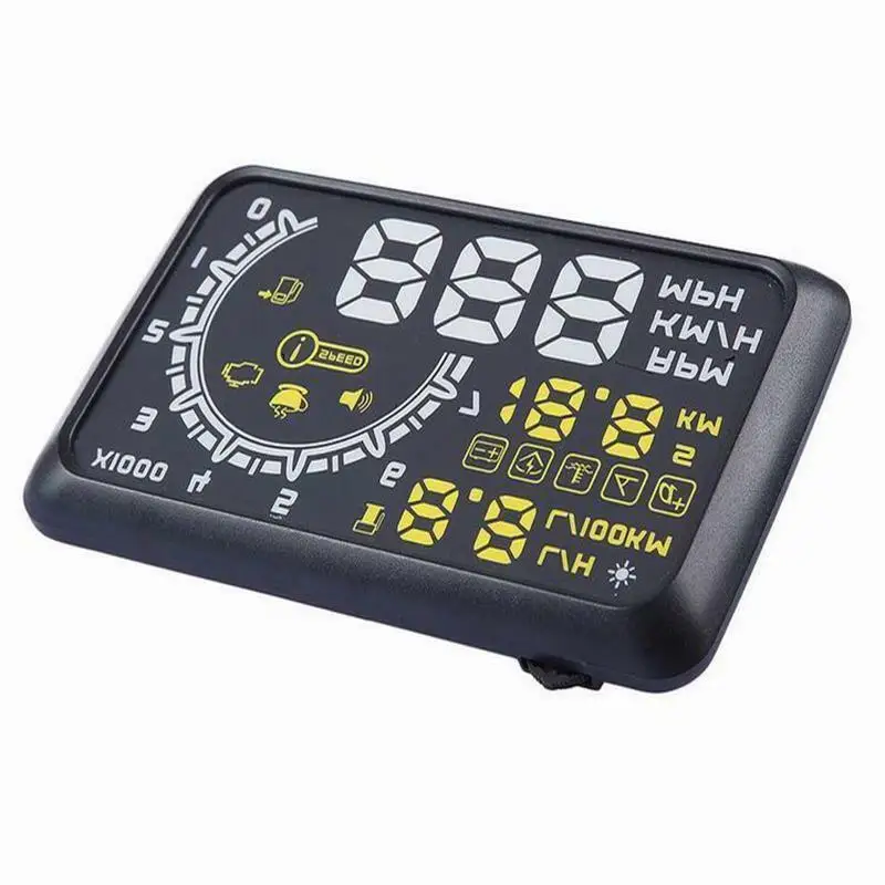 HUD OBD2 головой вверх автомобиля Дисплей Headup Скорость Авто OBD 2 Smart Digital ometer лобового