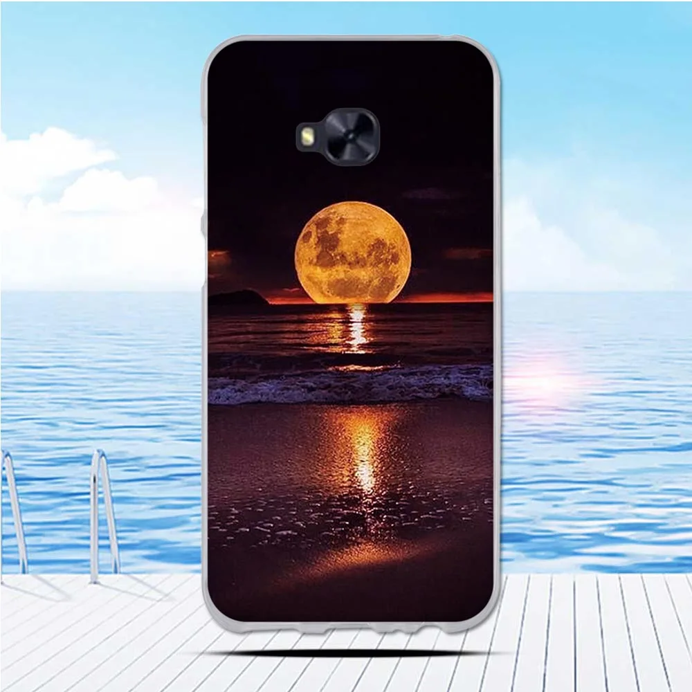 Soft TPU Cases for Asus ZenFone 4 Selfie Pro ZD552KL 5.5&quot Case Painted Silicone Phone Back Protective | Мобильные телефоны и