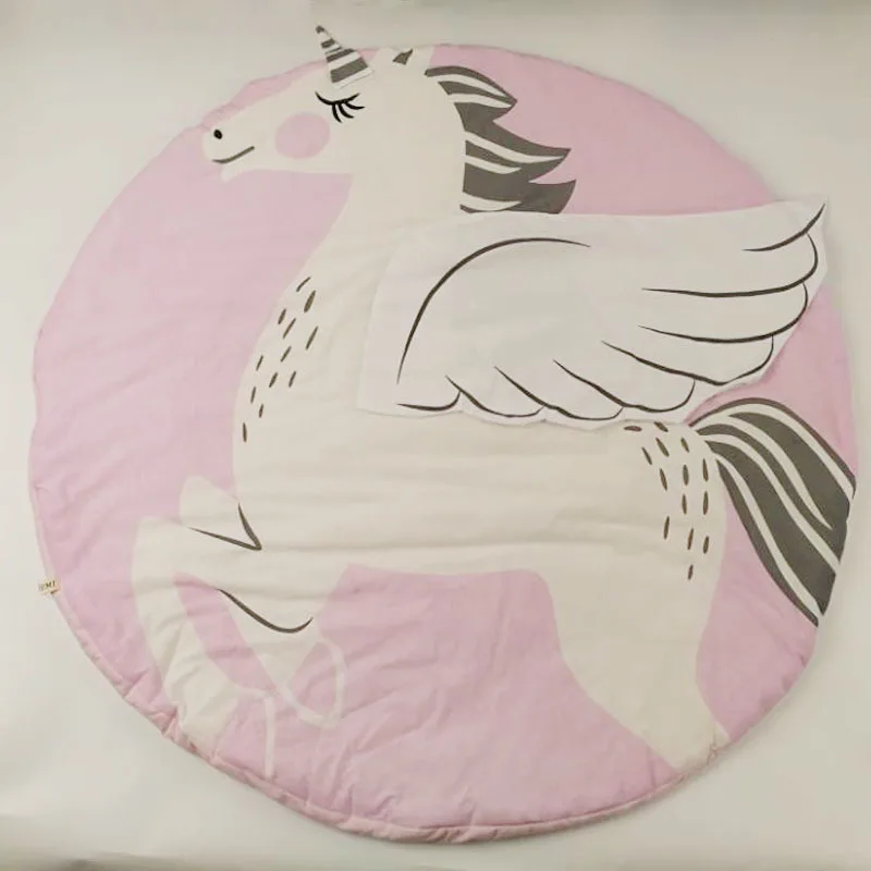 Pegasus Детские тренажерные залы и игровые коврики детские животные серии Подушка новорожденный мягкий хлопковый для младенцев игровой коврик для ползающего ребенка коврик ползающего альпинизма - Цвет: Pegasus