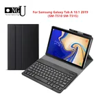 Тонкий чехол с Bluetooth-клавиатурой для Samsung Galaxy Tab A 10,1, 2019, SM-T510, SM-T515, чехол-подставка для планшета Samsung T510, T515