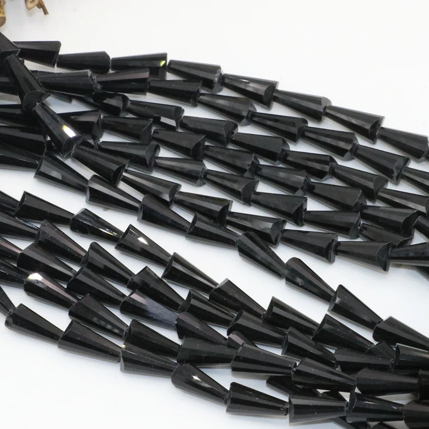 Бусины стеклянные в форме капли воды 8 х16 мм 9 цветов|crystal glass beads|glass beadsspacer beads |