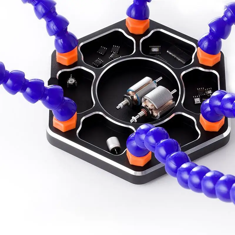 Helping Hands Third Hand Six Arm Soldering Station For RC Camera Drone Accessories for Assembly Repair Modeling Crafts