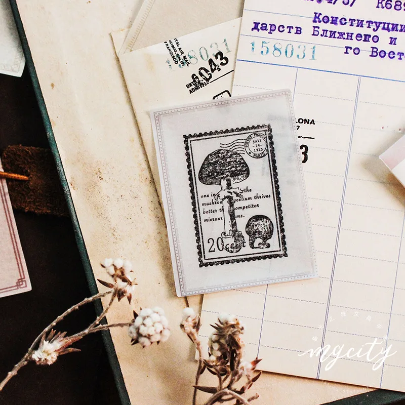24 шт./лот винтажные записываемые уплотнительные Стикеры мини украшения бумажные