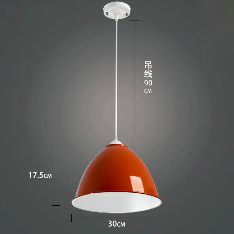 Artpad Simple Single Head Dome Pendant Light Office Dining Room Barbershop Lamp Loft Industrial Vintage Hanging | Освещение