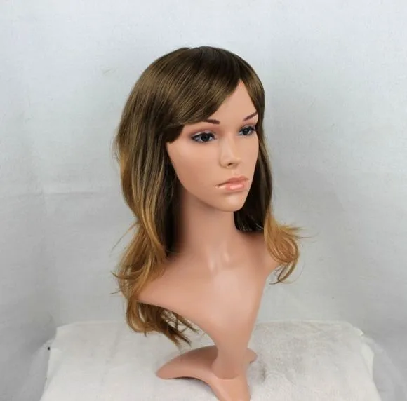 Высококачественная Реалистичная искусственная голова пустышка с волосами для