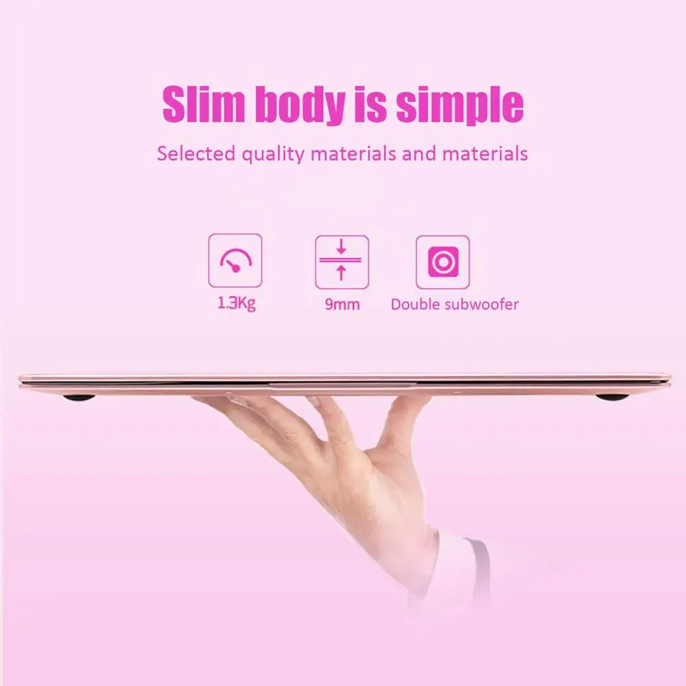 13," Ноутбук A13 J3455 8+ 256GIPS HD экран игровой ноутбук ультратонкий ноутбук с большой батареей