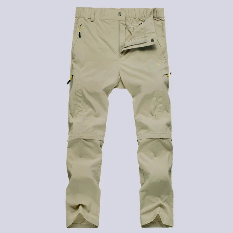 Women Khaki Aufdiazy для женщин и мужчин быстросохнущие съемные дышащие походные брюки для мужчин и женщин брюки для походов и альпинизма шорты JM043 - Color: Women Khaki