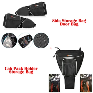 KEMiMOTO UTV для Polaris RZR XP 1000 900 X Левая Правая боковая дверная Сумка защита колена для Can-Am Commander 1000 Боковая Сумка для хранения