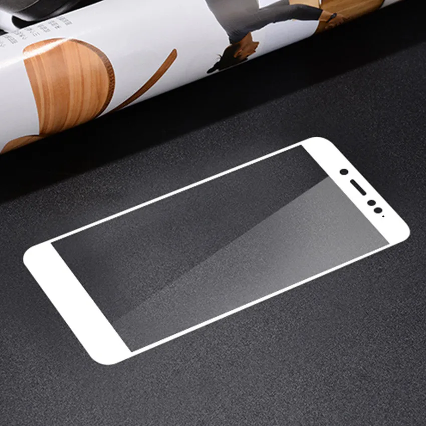 Tcicpc для Xiaomi Redmi Note 5 закаленное стекло 9 H HD прозрачное полное покрытие Защитное стекло для Redmi Note 5 Pro Защитная пленка для экрана - Цвет: white