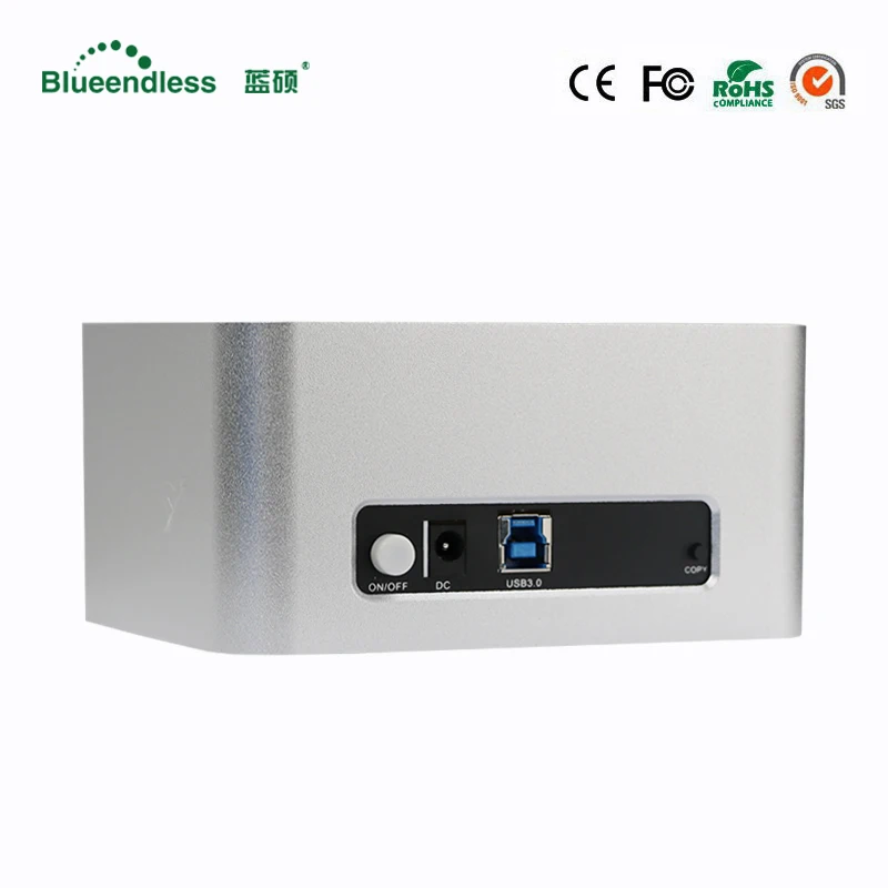 Популярная док станция для жесткого диска Sata usb 3 0 hdd бокс 5 2 отсека ТБ на sata 5/3