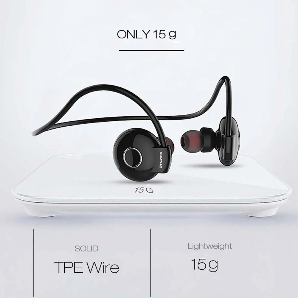Awei Blutooth спортивные наушники Bluetooth для вашего телефона гарнитура беспроводные