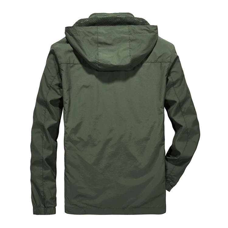 Refire gear мужская Тонкая куртка с капюшоном Военная тактическая куртка весна осень Повседневная легкая ветровка модная верхняя одежда пальто