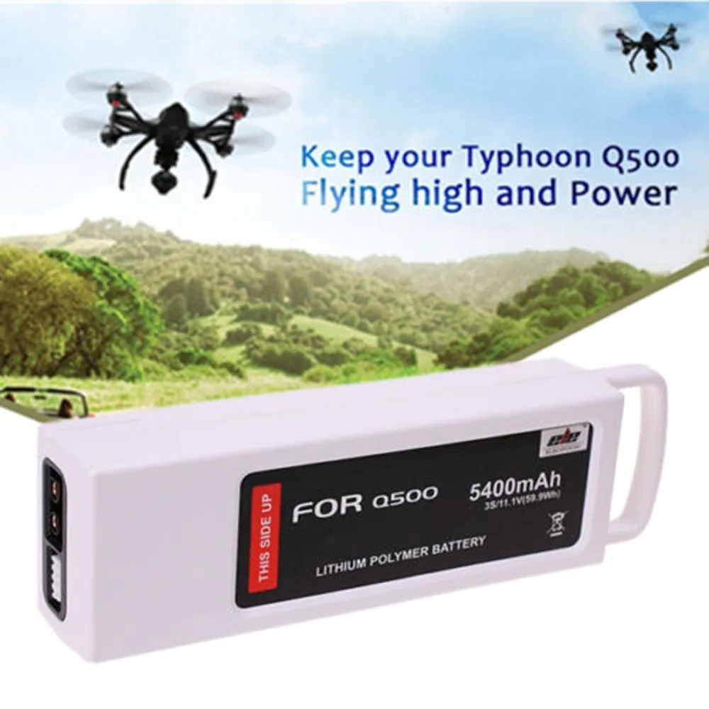 4 шт 5400mAh 11 1 V Lipo батарея для серии Yuneec Q500 RC Drone 3 S/3 Cell аккумуляторная | Электроника