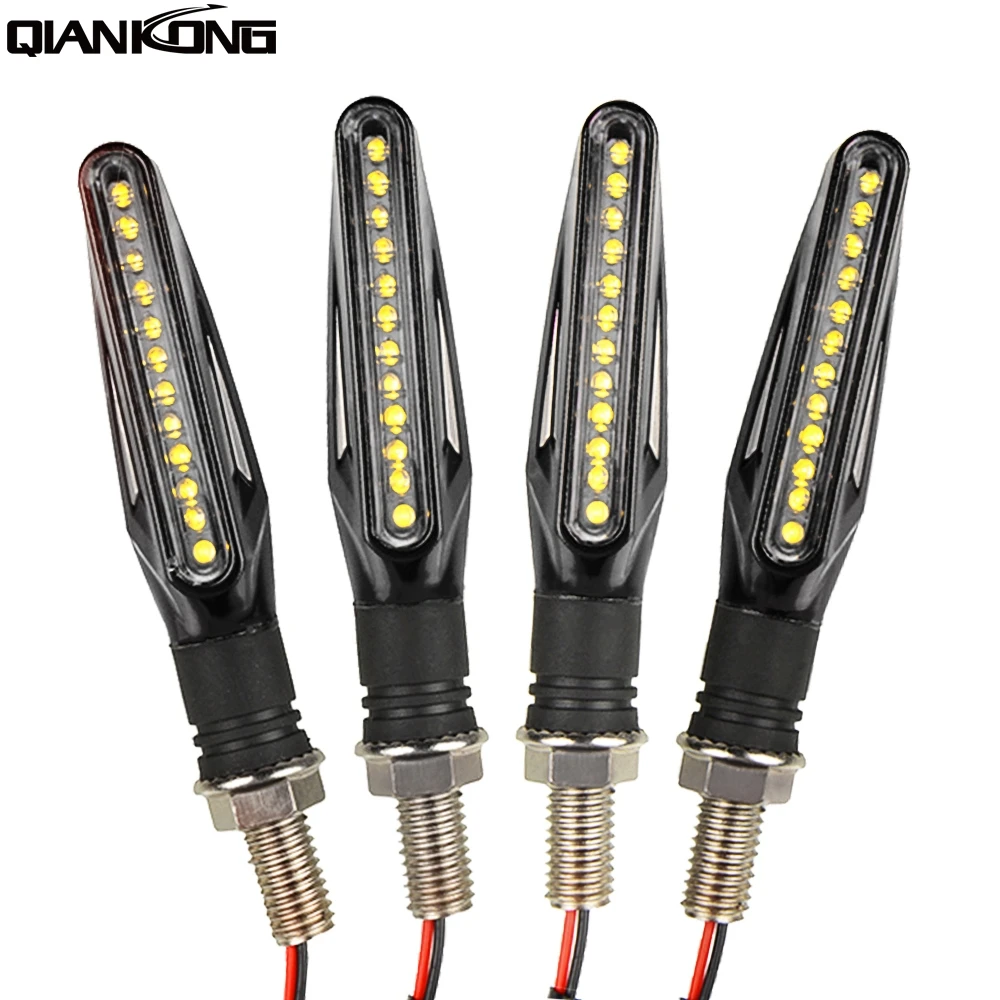 

Motorcycle LED Turn Signal Lights Direction Indicators For 390 125/200 250 2013 2014 2015 2016 2017 HONDA YAMAHA