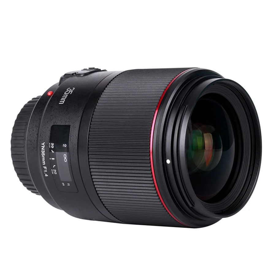 YONGNUO YN35mm объектив F1.4 широкоугольный PrimeBright F1.4 объектив с большой апертурой AF MF Объективы для Canon DSLR камер