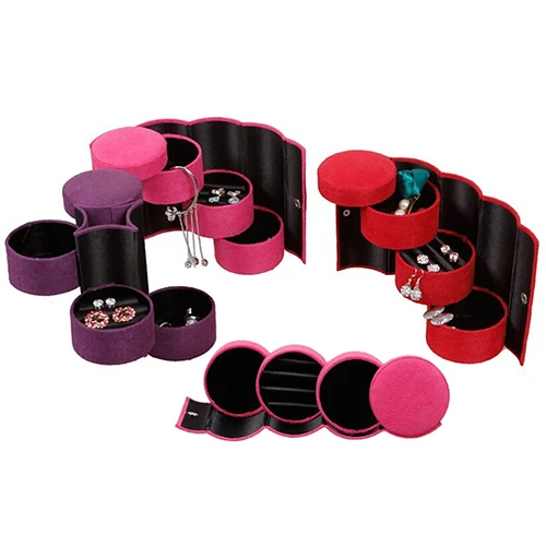 Портативный 3 ярусов отсек цилиндра что нибудь вкусненькое Roll Up шкатулка для