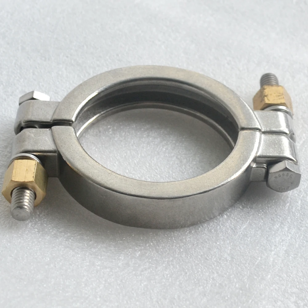 FGHGF 2 5 &quotвысокого давления Tri Clamp Clover SS316 сантехника для труб 77 мм OD наконечники|clamp